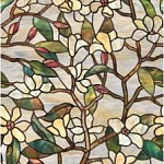 Витражная пленка Летняя Магнолия - Summer Magnolia, 61х91см